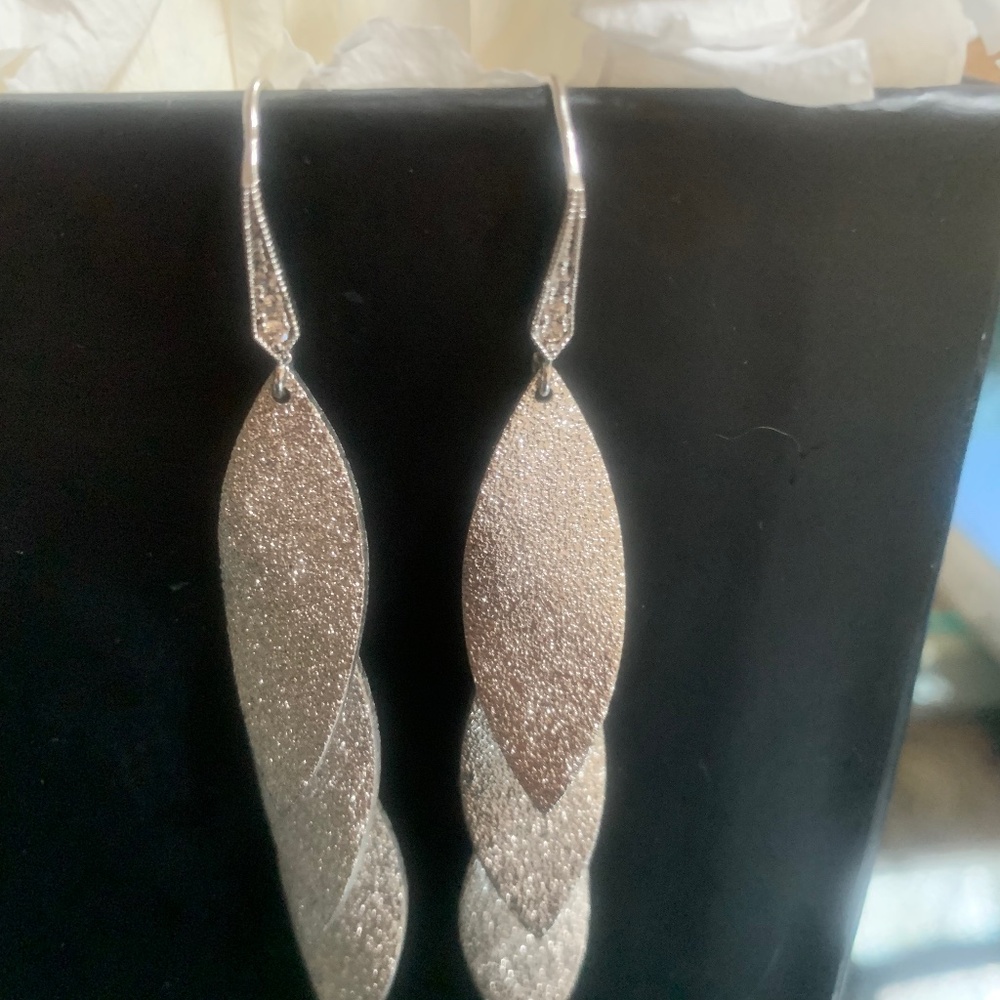 Silver tone sparkle Earrings